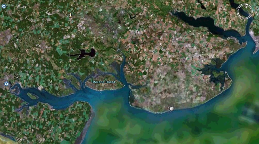 google map van zeilgebied